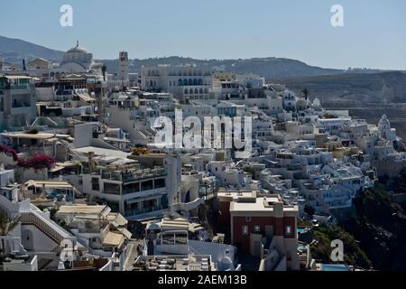 Fira, Stantorini. Griechenland Stockfoto