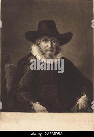 Richard Houston, nachdem Rembrandt van Rijn, der Bürgermeister, c 1760, der Bürgermeister; circa 1760 Datum Stockfoto