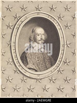 Robert Nanteuil, Kardinal Jules Mazarin, 1659, Kardinal Jules Mazarin; 1659 Datum Stockfoto