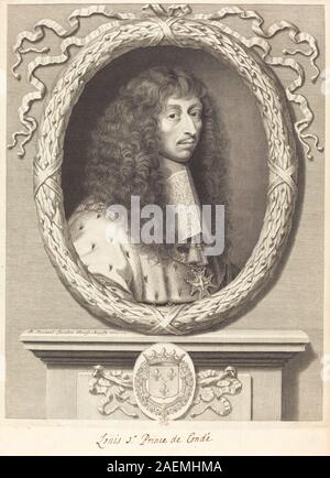 Robert Nanteuil, Louis II, Prince de Conde, 1662, Louis II, Prince de Conde; 1662 Datum Stockfoto