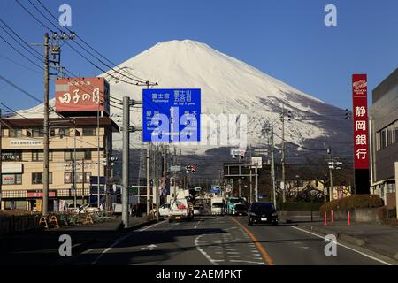 Mount Fuji aus Gotemba Stockfoto