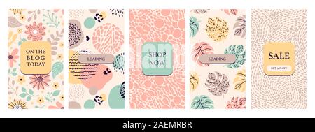 Satz von Flyer Stock Vektor