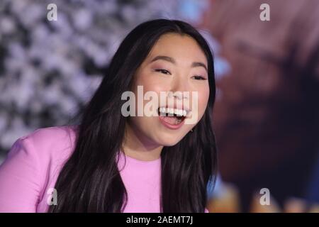 Los Angeles, USA. 09 Dez, 2019. Awkwafina bei Sony Pictures'' Jumanji: Die nächste Ebene' Weltpremiere auf dem TCL Chinese Theatre in Hollywood, CA, 9. Dezember 2019 statt. Foto: Joseph Martinez/PictureLux Credit: PictureLux/Hollywood Archiv/Alamy leben Nachrichten Stockfoto