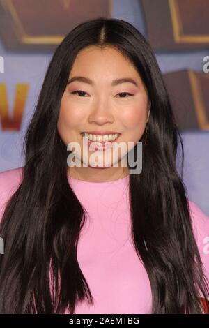 Los Angeles, USA. 09 Dez, 2019. Awkwafina bei Sony Pictures'' Jumanji: Die nächste Ebene' Weltpremiere auf dem TCL Chinese Theatre in Hollywood, CA, 9. Dezember 2019 statt. Foto: Joseph Martinez/PictureLux Credit: PictureLux/Hollywood Archiv/Alamy leben Nachrichten Stockfoto