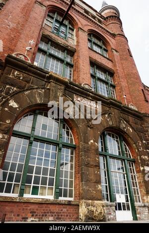 Das alte Schloss Brauerei gebaut im Jahr 1901 in Kapstadt City Vorort von Woodstock in Südafrika Stockfoto