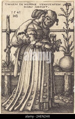 Sebald Beham, die Dame und der Tod, 1541, die Dame und Tod; 1541 Datum Stockfoto