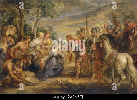 Sir Peter Paul Rubens, das Treffen von David und Abigail, c1630, das Treffen von David und Abigail; c. 1630 Stockfoto