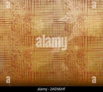 Strukturiertes Papier mit Verdrängniss. Buntes Spritzen auf der Oberfläche. Farbiges Blatt mit Pinselstrichen. Grungelige Textur. Sammlung von Farben, Streifen und Flecken auf. Stockfoto