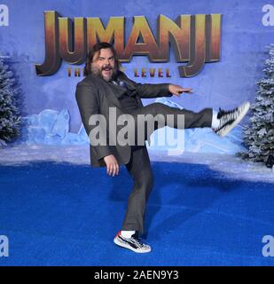 Los Angeles, USA. 9. Dez 2019. Warf Mitglied Jack Black besucht die Premiere des Motion picture Komödie 'Jumanji: Die nächste Ebene' an der TCL Chinese Theatre in Hollywood Abschnitt von Los Angeles am Montag, 9. Dezember 2019. Handlung: Die Bande ist zurück, aber das Spiel hat sich verändert. Wie Sie zu Jumanji Zurück zur Rettung eines Ihrer eigenen, entdecken Sie, dass nichts so ist, wie Sie erwarten. Quelle: UPI/Alamy leben Nachrichten Stockfoto