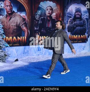 Los Angeles, USA. 9. Dez 2019. Warf Mitglied Jack Black besucht die Premiere des Motion picture Komödie 'Jumanji: Die nächste Ebene' an der TCL Chinese Theatre in Hollywood Abschnitt von Los Angeles am Montag, 9. Dezember 2019. Handlung: Die Bande ist zurück, aber das Spiel hat sich verändert. Wie Sie zu Jumanji Zurück zur Rettung eines Ihrer eigenen, entdecken Sie, dass nichts so ist, wie Sie erwarten. Quelle: UPI/Alamy leben Nachrichten Stockfoto