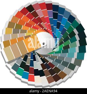 Palette Farbhilfe. Vektor-Illustration. Stock Vektor