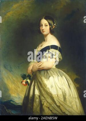 Studio von Franz Xaver Winterhalter, Königin Victoria, c 1843, Königin Victoria; c. 1843 Stockfoto