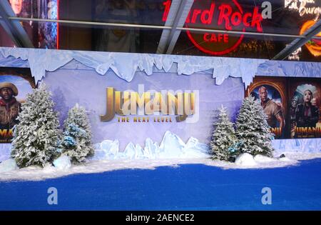 Hollywood, Kalifornien, USA, 9. Dezember 2019 Eine allgemeine Ansicht der Atmosphäre bei Sony Pictures präsentiert die Weltpremiere von "Jumanji: Die nächste Ebene' am 9. Dezember 2019 an TCL Chinese Theatre in Hollywood, Kalifornien, USA. Foto von Barry King/Alamy leben Nachrichten Stockfoto