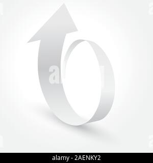 Pfeil Origamipapier, Vektor-Illustration. Stock Vektor