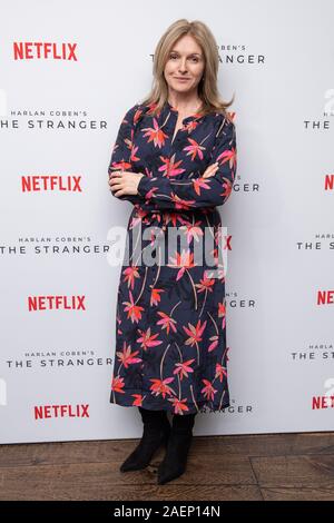 Dervla Kirwan an der Fremden - Netflix Original Presse Screening, das Soho Hotel, London. Stockfoto