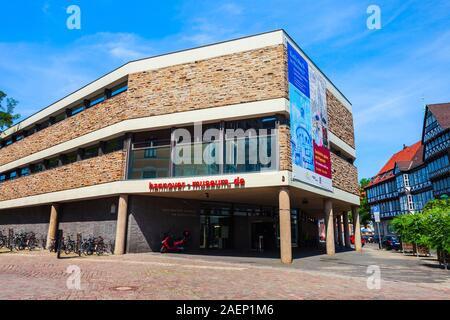 HANNOVER, Deutschland - Juli 05, 2018: Hannover Historische Museum liegt im Zentrum der Stadt Hannover in Deutschland Stockfoto