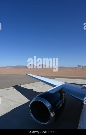 Flugzeug Aussicht vom Fenster Stockfoto