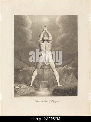 William Blake nach Henry Fuseli, Düngung in Ägypten, 1791, Düngung in Ägypten, 1791 Datum Stockfoto