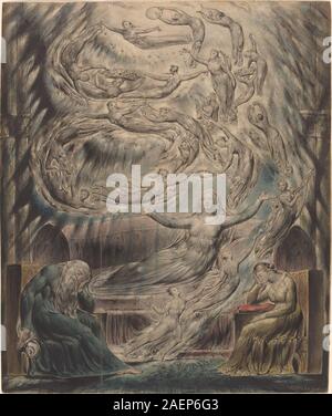 William Blake, Queen Katherine's Traum, c 1825, Königin Katherine's Dream; c. 1825 Stockfoto