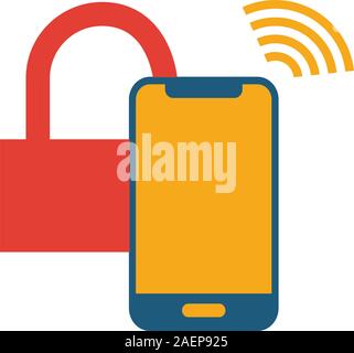 Smart Symbol Sperren. Einfaches Element von intelligenten Geräten icons Collection. Creative Smart Schlosssymbol ui, ux, Anwendungen, Software und Infografiken Stock Vektor