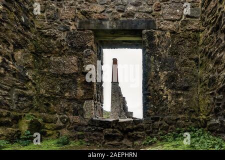 Die Carn Galver Mine in Cornwall, England, Großbritannien, Vereinigtes Königreich, Unesco Ruine Stockfoto