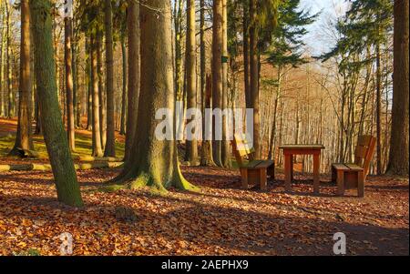 Ein idyllischer Ort von einer langen Wanderung zu erholen oder einfach nur die Natur genießen. Stockfoto