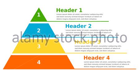 Geschäft Pyramide-Konzept und Hierarchie Struktur Symbol als ein Multi ...
