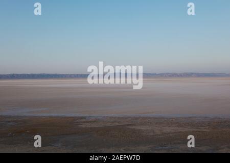 Chott el Jerid Salzsee, Tunesien Stockfoto