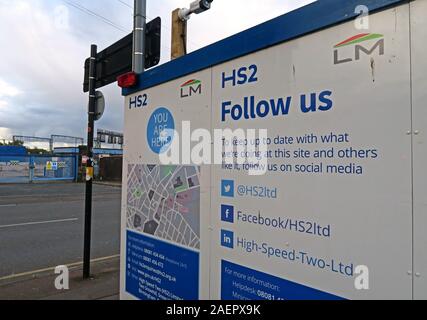 Historisches Gebäude am Eingang des Bahnhofs Old Curzon Street, HS2-Entwicklung, Birmingham, Curzon Street, Birmingham, West Midlands, England, Großbritannien, B5 5LG Stockfoto