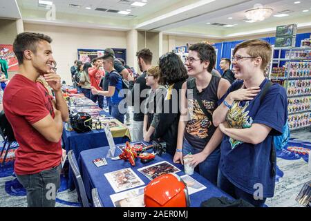 Orlando Florida, Wyndham Orlando Resort International Drive, Hotel, Rangerstop Power Rangers Convention, Superhelden-Fernsehserien, Fantreffen, Popkultur, Stockfoto