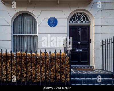 Haus in London, wo Aneurin'Nye 'Bevan und Jennie Lee lebte. Stockfoto