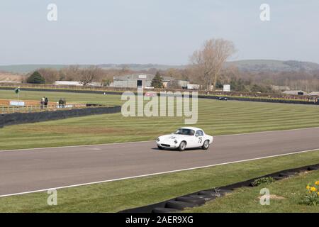 Lotus Elan Goodwood Motor Racing Chichester West Sussex Stockfoto