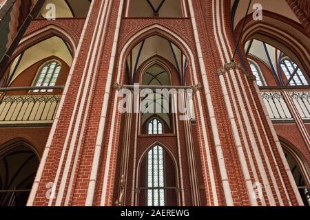 Innerhalb der Bad Doberaner Münster, Bad Doberan, Mecklenburg-Vorpommern, Deutschland Stockfoto