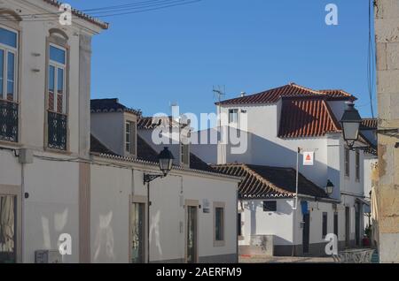 Historische Gebäude in Vila Real de Santo Antonio, Algarve, Portugal Stockfoto