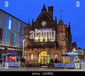 Caffe Nero, St Enoch, St Enochs, historisch, U-Bahn-Gebäude, Glasgow, Schottland, Großbritannien, G1 4-polig Stockfoto