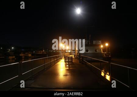 Bergkamen.Port .Marina Rünthe.Yacht hafen.Datteln-Hamm -Kanal.Ruhrgebiet.Ruhrgebiet.NRW Nort Westfalen.Deutschland Stockfoto