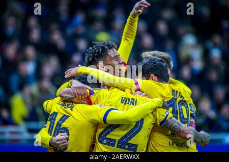 Mailand, Italien. 10 Dez, 2019. Glück fc barcelonaduring Turnier Runde - Inter vs Barcelona, Fussball Champions League Männer Meisterschaft in Mailand, Italien, 10. Dezember 2019 - LPS/Fabrizio Carabelli Credit: Fabrizio Carabelli/LPS/ZUMA Draht/Alamy leben Nachrichten Stockfoto