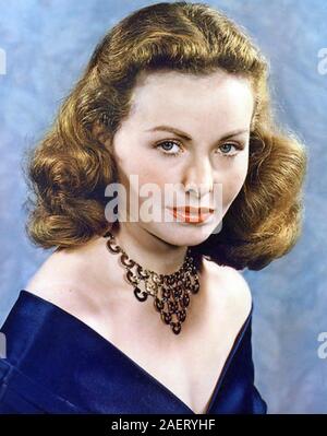 JEANNE CRAIN (1925-2003), US-amerikanische Schauspielerin, um 1950 Stockfoto