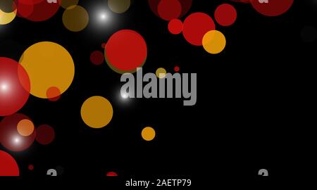 Abstract vector Hintergrund. Blü Circle Dot einzigartigen schwarzen Hintergrund. Vector Illustration für Wallpaper, Banner, Hintergründe, Karte, Landung Stock Vektor