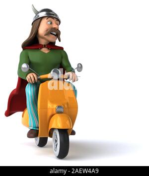 Spaß Gaul - 3D-Darstellung Stockfoto