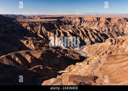 Fish River Canyon, Hobas, /Ai /Ais-Richtersveld Transfrontier Park, Karas Region, Namibia, Südafrika, Afrika Stockfoto