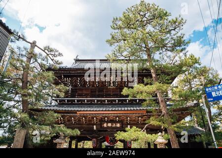 Kyoto, Japan - 12. April 2019: amanohashidate Chionji Tempel Stockfoto