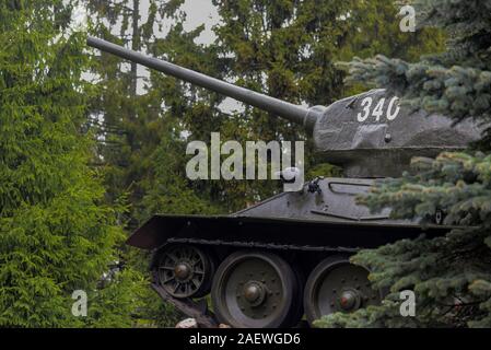 Die meisten der Sowjetunion produzierte mittlerer Panzer T-34 Elemente Stockfoto