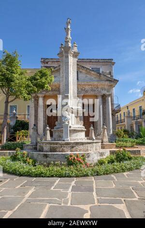 El Templete, Denkmal an den Ort, wo die Gründung der Stadt San Cristóbal de La Habana gefeiert wurde, Havanna, Kuba. Stockfoto