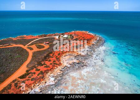 Luftaufnahme von Gantheaume Point, Broome, West Kimberley, Western Australia Stockfoto