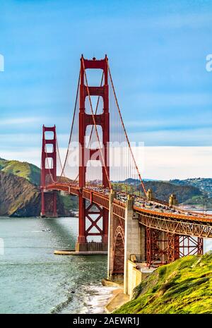 Golden Gate Bridge in San Francisco, Kalifornien Stockfoto