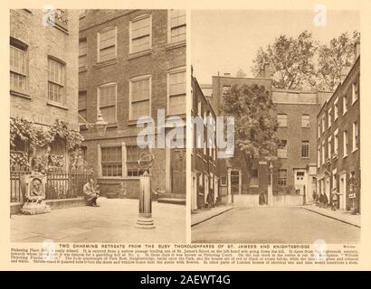 Pickering, St. James's und der Park Row, Knightsbridge 1926 alten Drucken Stockfoto