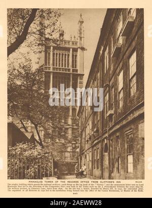 Public Record Office (jetzt Maughan Bibliothek, King's College London) 1926 Stockfoto