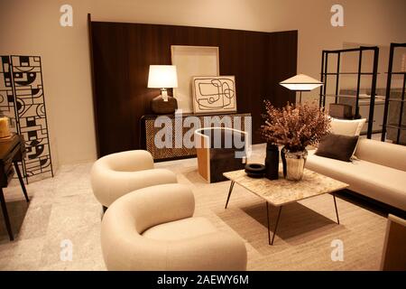 "Fläche" Möbel und Design Store im Einkaufszentrum Amoreiras in Lissabon, Portugal Stockfoto