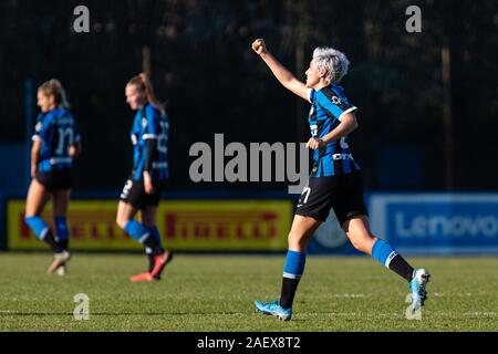 Stefania tarenzi (inter-)Glück gol während Inter Frauen vs als Roma, Milano, Italien, 08. Dez 2019, Fußball Italienische Fußball Serie A Frauen Meisterschaft Stockfoto